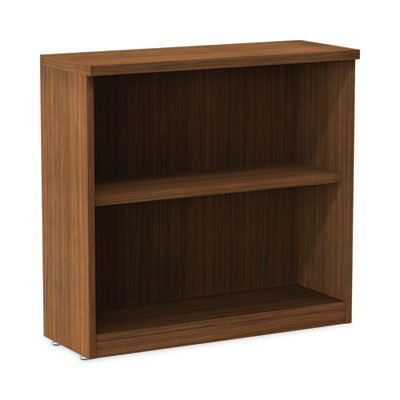 Alera® Alera Valencia Series Bookcase,Two-Shelf, 31.75w x 14d x 29.5h, Modern Walnut Alera® Alera Valencia Series Bookcase,Two-Shelf, 31.75w x 14d x 29.5h, Modern Walnut
