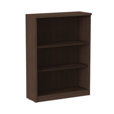 Alera® Alera Valencia Series Bookcase, Three-Shelf, 31.75w x 14d x 39.38h, Espresso