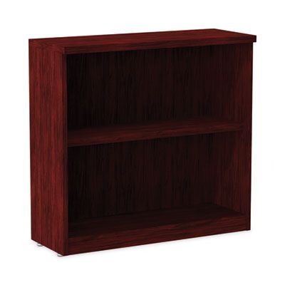Alera® Alera Valencia Series Bookcase, Two-Shelf, 31.75w x 14d x 29.5h, Mahogany Alera® Alera Valencia Series Bookcase, Two-Shelf, 31.75w x 14d x 29.5h, Mahogany