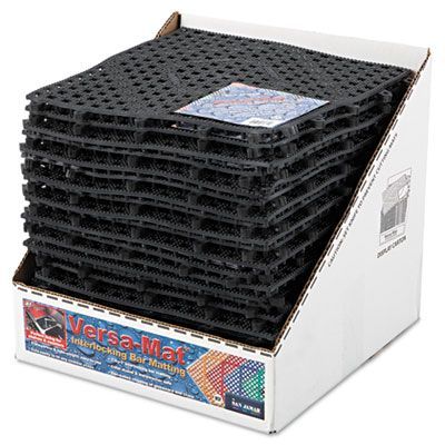 San Jamar® Versa-Mat Bar-Shelf Liner, Plastic, 12w x 12d x 0.25h, Black, 24/Carton San Jamar® Versa-Mat Bar-Shelf Liner, Plastic, 12w x 12d x 0.25h, Black, 24/Carton