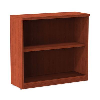 Alera® Alera Valencia Series Bookcase, Two-Shelf, 31.75w x 14d x 29.5h, Med Cherry Alera® Alera Valencia Series Bookcase, Two-Shelf, 31.75w x 14d x 29.5h, Med Cherry