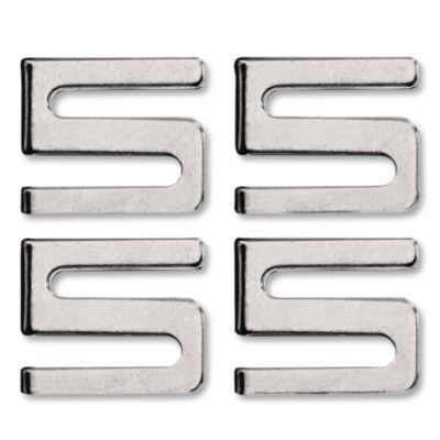Alera® Wire Shelving S Hooks, Metal, Silver, 4 Hooks/Pack Alera® Wire Shelving S Hooks, Metal, Silver, 4 Hooks/Pack