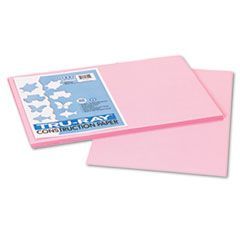Pacon® Tru-Ray Construction Paper, 76 lb Text Weight, 12 x 18, Pink, 50/Pack