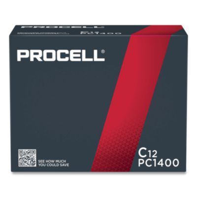 Procell® Professional Alkaline C Batteries, 12/Box