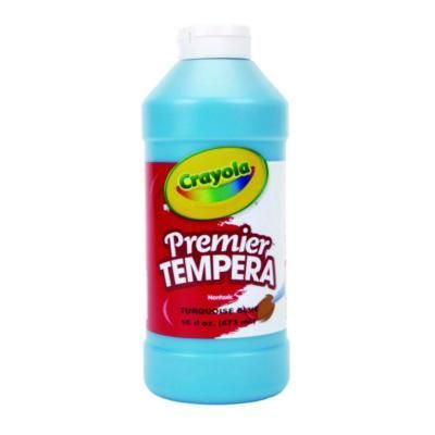 Crayola® Premier Tempera Paint, Turquoise, 16 oz Bottle Crayola® Premier Tempera Paint, Turquoise, 16 oz Bottle