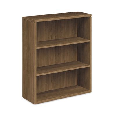 HON® 10500 Series Laminate Bookcase, Three-Shelf, 36w x 13.13d x 43.38h, Pinnacle HON® 10500 Series Laminate Bookcase, Three-Shelf, 36w x 13.13d x 43.38h, Pinnacle