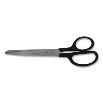 Westcott® Straight Contract Scissors, 8 Westcott® Straight Contract Scissors, 8" Long, 3" Cut Length, Straight Black Handle