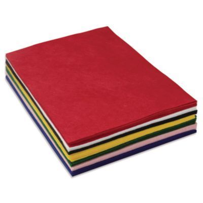Creativity Street® One Pound Felt Sheet Pack, Rectangular, 9 x 12, Assorted Colors, 30/Pack Creativity Street® One Pound Felt Sheet Pack, Rectangular, 9 x 12, Assorted Colors, 30/Pack