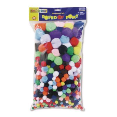 Creativity Street® Pound of Poms Giant Bonus Pack, Assorted Colors, 1,000/Pack