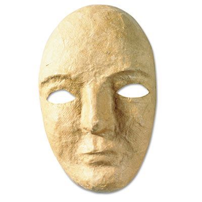 Creativity Street® Paper Mache Mask Kit, 8 x 5.5 Creativity Street® Paper Mache Mask Kit, 8 x 5.5