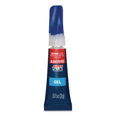 Loctite® Super Glue Gel Tubes, 0.07 oz, Dries Clear, 2/Pack