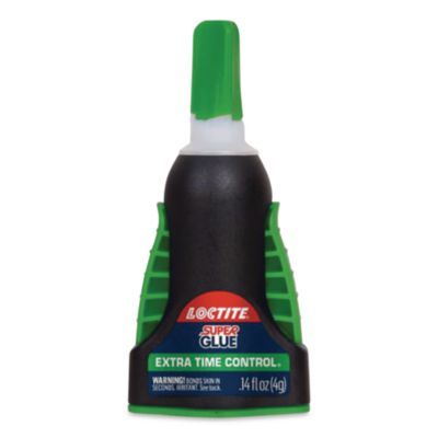 Loctite® Extra Time Control Super Glue, 0.14 oz, Dries Clear