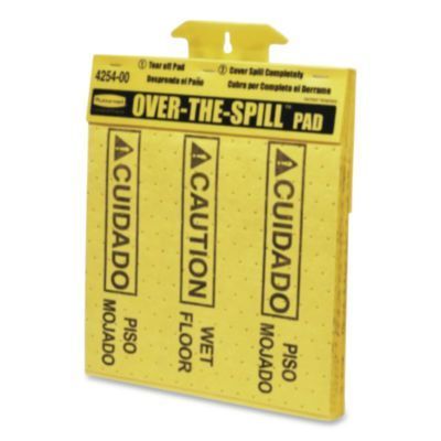 Rubbermaid® Commercial Over-The-Spill Pad Tablet, 12 oz, 16.5 x 14, 22/Pack