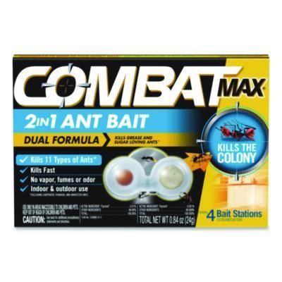 Combat® Max 2-in-1 Ant Bait, 0.84 oz, 4 Bait Stations Combat® Max 2-in-1 Ant Bait, 0.84 oz, 4 Bait Stations
