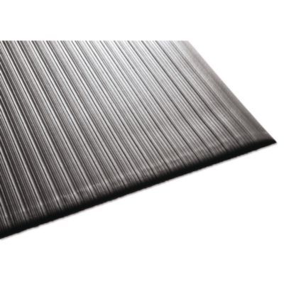 Guardian Air Step Anti-Fatigue Mat, Rectangular, Black Ribbed Surface, 36