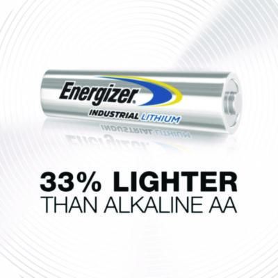 Energizer® Industrial Lithium AA Battery, 1.5 V, 4/Pack