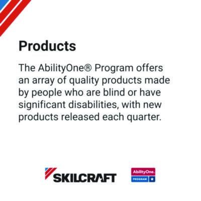 AbilityOne® 6135014468308, SKILCRAFT Alkaline AAA Batteries, 4/Pack