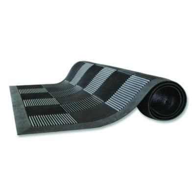 Guardian Parquet Scraper Mat, Black Blade Ribbed Rubber Surface, 36