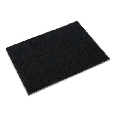Crown Jasper Indoor/Outdoor Scraper Mat, Black Cut Pile Nylon Surface, 36