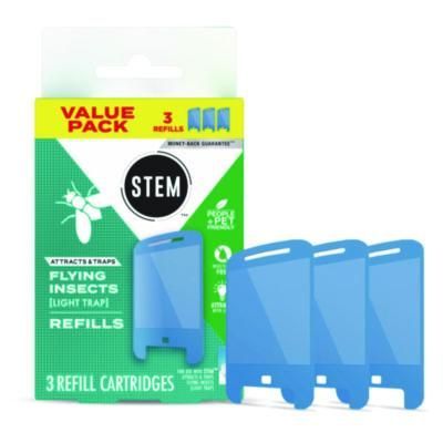 SC Johnson® STEM Light Trap Refills, 3 Refills/Pack, 8 Packs/Carton