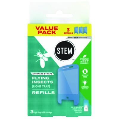 SC Johnson® STEM Light Trap Refills, 3 Refills/Pack, 8 Packs/Carton