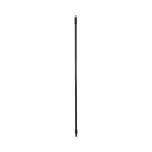 Fiberglass Broom Handle, Nylon Plastic Threaded End, 1