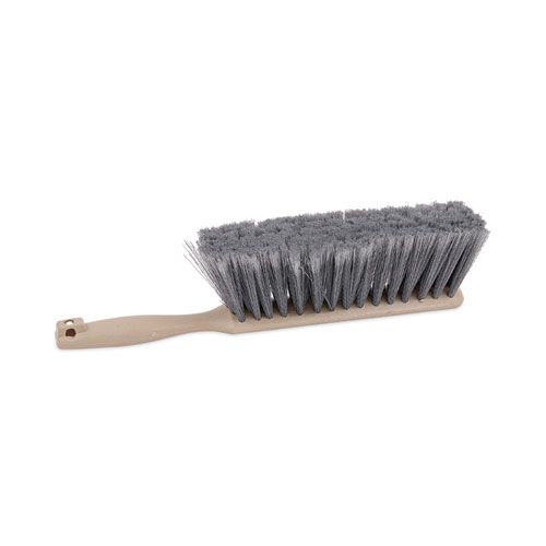 Counter Brush, Gray Flagged Polypropylene Bristles, 4.5 Counter Brush, Gray Flagged Polypropylene Bristles, 4.5" Brush, 3.5" Tan Plastic Handle