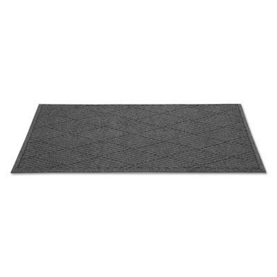 Guardian EcoGuard Diamond Floor Mats, Rectangular, Charcoal Gray Carpeted Surface, 36