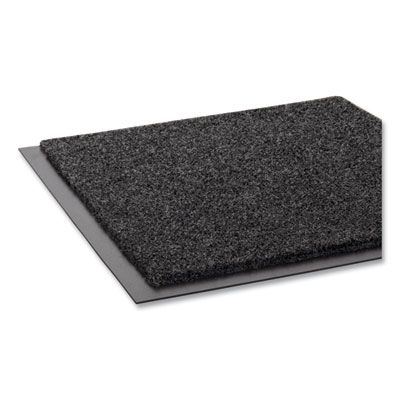 Crown EcoStep Wiper Mat, Rectangular, Charcoal Gray Cut Pile Surface, 48