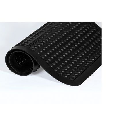 Crown Yoga-Flex, Rectangular, Black High/Low Bubble Surface, 24