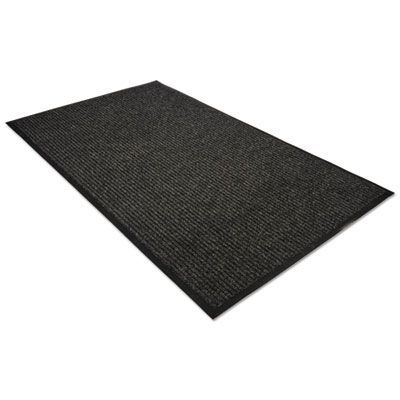 Guardian Golden Series Dual Rib Indoor Wiper Mats, Rectangular, Brown Carpeted Surface, 36