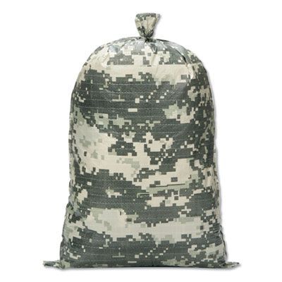 AbilityOne® 8105015681328, SKILCRAFT Digital Camouflage Sand Bag, 100 Sand Bag
