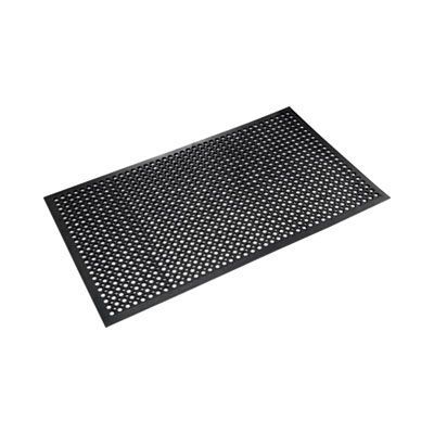 Crown Safewalk-Light Wet/Oily Floor Anti-Fatigue Drainage Mats, 0.5