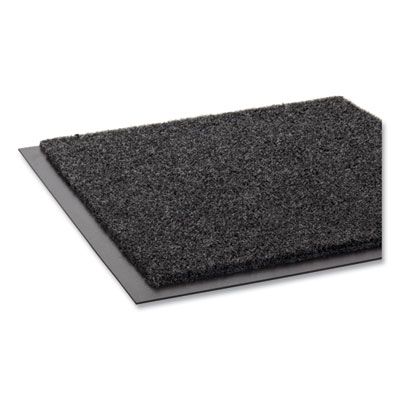 Crown EcoStep Wiper Mat, Rectangular, Charcoal Gray Cut Pile Surface, 36