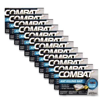 Combat® Source Kill Ant Bait Station, 0.21 oz, 6/Box, 12 Boxes/Carton
