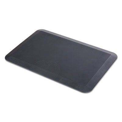 Safco® Anti-Fatigue Mat, Rectangular, Black Textured Surface, 20