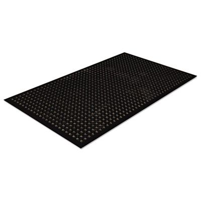 Crown Safewalk-Light Wet/Oily Floor Anti-Fatigue Drainage Mats, 0.5