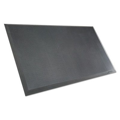 Alera® Alera AdaptivErgo Anti-Fatigue Mat, Rectangular, Black Molded Grid Surface, 19.4