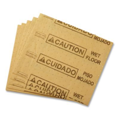 Rubbermaid® Commercial Over-The-Spill Pad Tablet, 12 oz, 14 x 16.5, 25/Pack