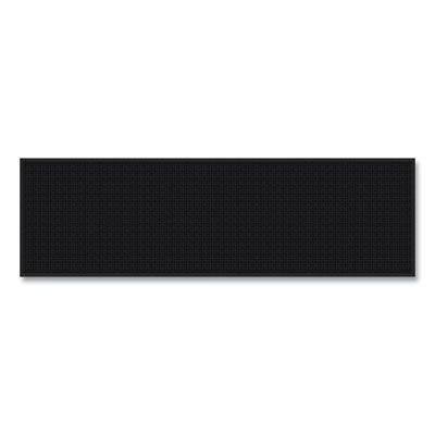 Apache Mills® Absorba Select Entry Mat, Rectangular, Pepper/Black Crush-Resistant Needle-Punched Surface, 36