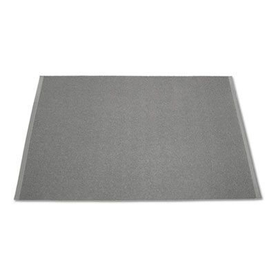 AbilityOne® 7220015826242, SKILCRAFT Scraper/Wiper Mat, Rectangular, Gray Spaghetti Loop Surface, 48