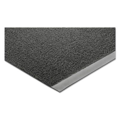 AbilityOne® 7220015826242, SKILCRAFT Scraper/Wiper Mat, Rectangular, Gray Spaghetti Loop Surface, 48