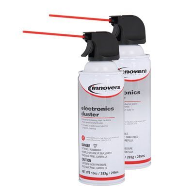 Innovera® Compressed Air Duster Cleaner, 10 oz Can, 2/Pack Innovera® Compressed Air Duster Cleaner, 10 oz Can, 2/Pack