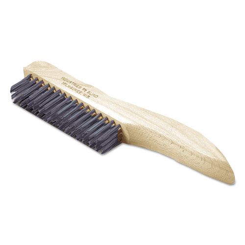 7920002691259, SKILCRAFT Stainless Steel Brush, Stainless Steel Bristles, 10.5 7920002691259, SKILCRAFT Stainless Steel Brush, Stainless Steel Bristles, 10.5" Brush, 10.5" Tan Plastic Handle