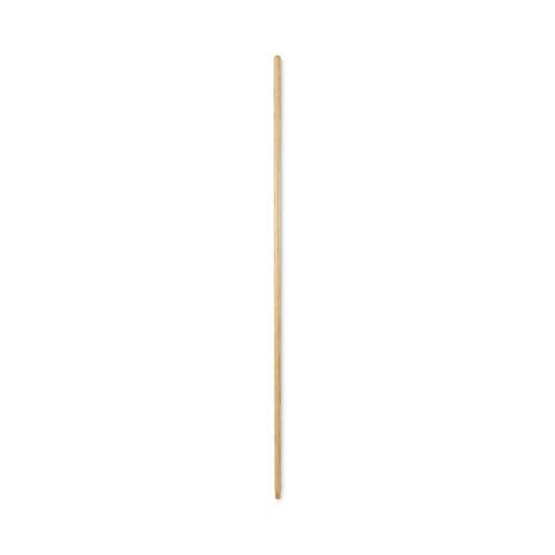 Threaded End Broom Handle, 0.94 Threaded End Broom Handle, 0.94" dia x 54", Natural