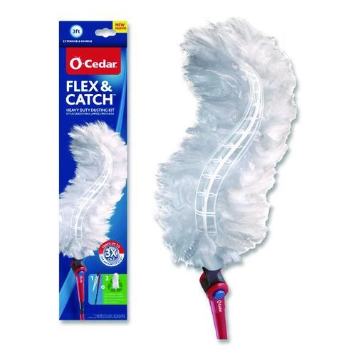 Flex and Catch Heavy-Duty Dusting Kit, 1 Duster Wand and 3 Refills Flex and Catch Heavy-Duty Dusting Kit, 1 Duster Wand and 3 Refills