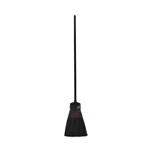 Maid Broom, Plastic Bristles, 54 Maid Broom, Plastic Bristles, 54" Overall Length, Dozen