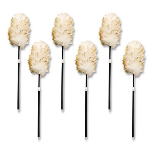 Telescoping Lambswool Duster, 30" to 42" Handle, 6/Carton