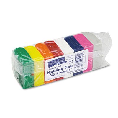 Creativity Street® Modeling Clay Assortment, 27.5 g of Each Color, Assorted Bright, 220 g