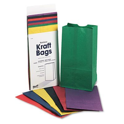 Pacon® Rainbow Bags, #6 Size, 6